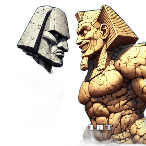 concept art, comic book art, 3d render, fantasy art transparent PNG cut-out
