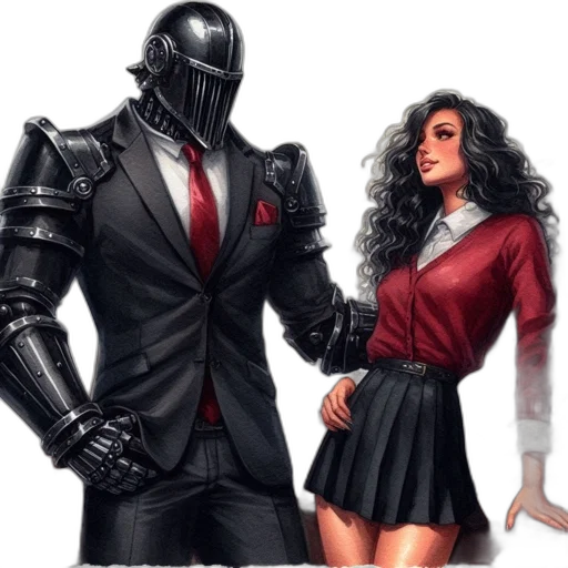 robot, comic book art, concept art, fantasy art transparent PNG cut-out