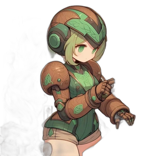robot, weapon, staff, mask transparent PNG cut-out
