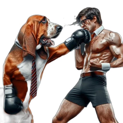 animal, photorealistic, concept art, comic book art transparent PNG cut-out