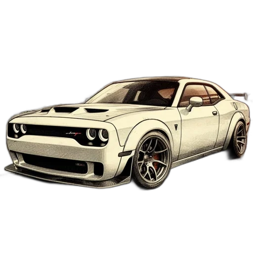car, photorealistic, 3d render, concept art transparent PNG cut-out