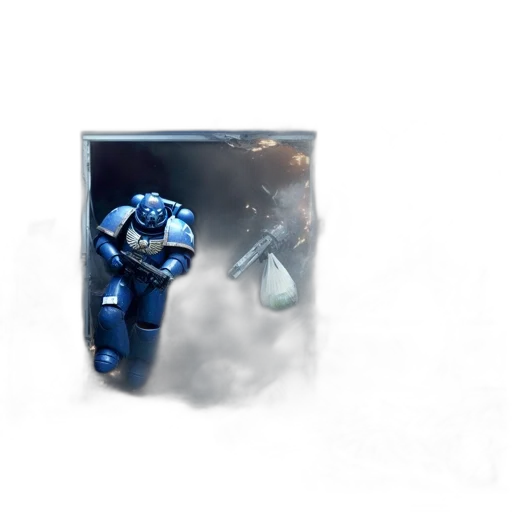 robot, mask, weapon, creature transparent PNG cut-out