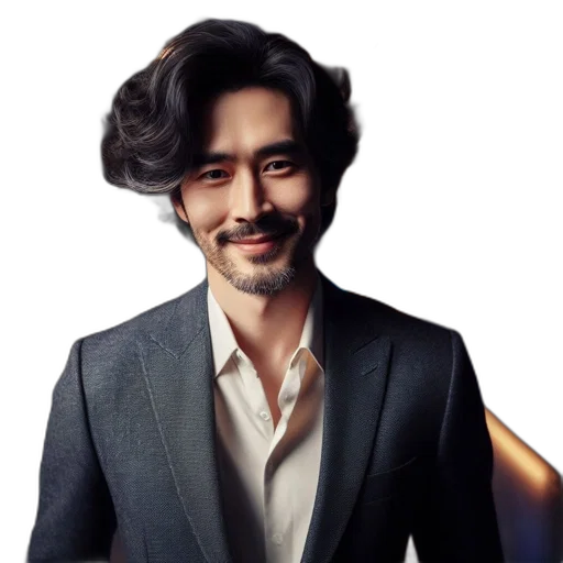hair, face, staff, photorealistic transparent PNG cut-out