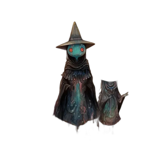 staff, mask, hat, creature transparent PNG cut-out