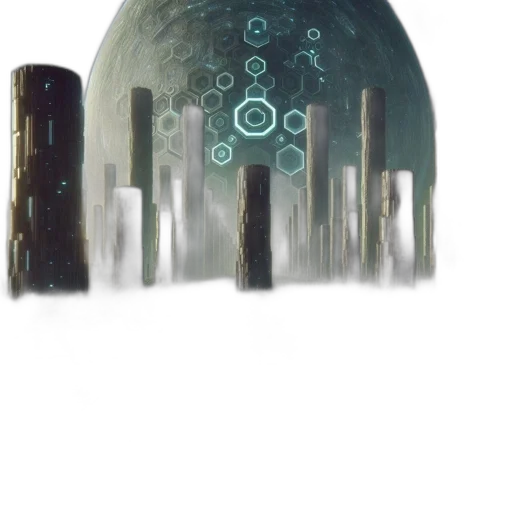 robot, weapon, building, umbrella transparent PNG cut-out
