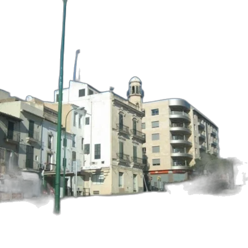 building, photorealistic, concept art, 3d render transparent PNG cut-out