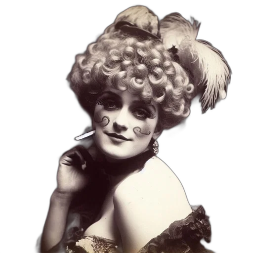 hat, crown, dress, face transparent PNG cut-out