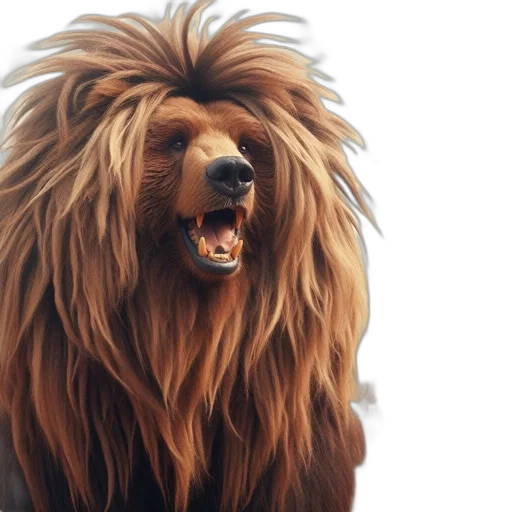 animal, hair, crown, creature transparent PNG cut-out