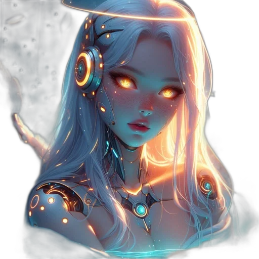 robot, face, jewelry, mask transparent PNG cut-out
