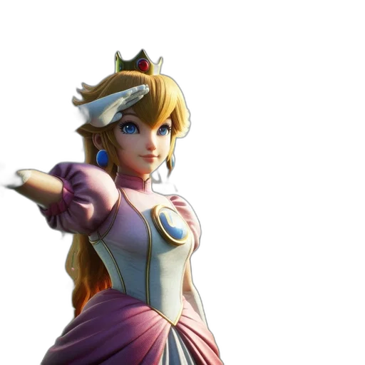 dress, crown, staff, weapon transparent PNG cut-out