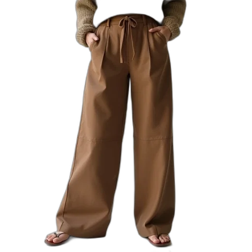 jacket, staff, shoes, earth tones transparent PNG cut-out
