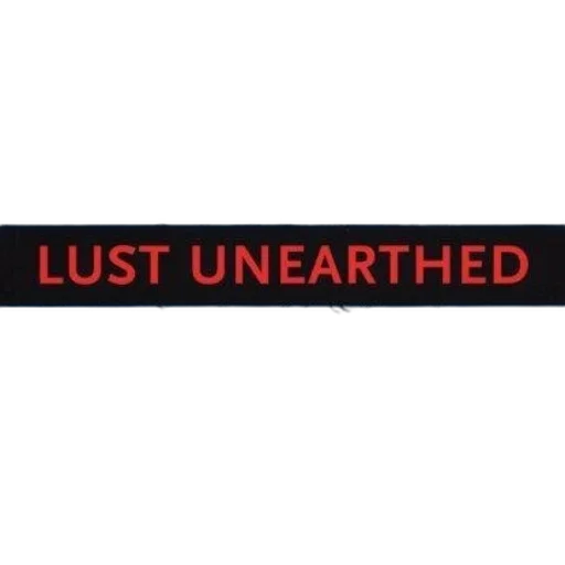 lust, unearthed, book, cover transparent PNG cut-out