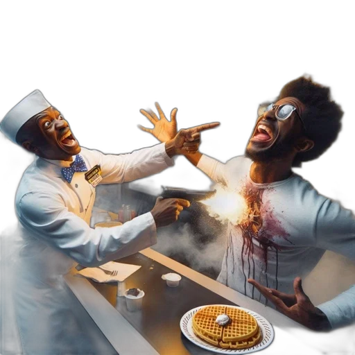 food, concept art, comic book art, fire transparent PNG cut-out