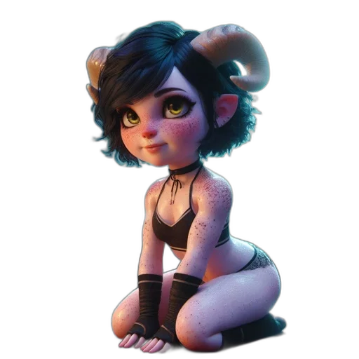 creature, staff, animal, dress transparent PNG cut-out