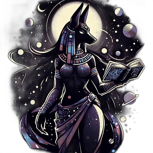 dress, mask, staff, fantasy art transparent PNG cut-out