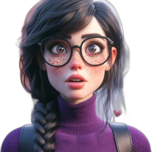 face, staff, hair, robot transparent PNG cut-out