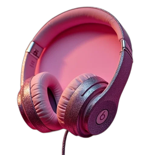 3d render, photorealistic, vaporwave, pink transparent PNG cut-out