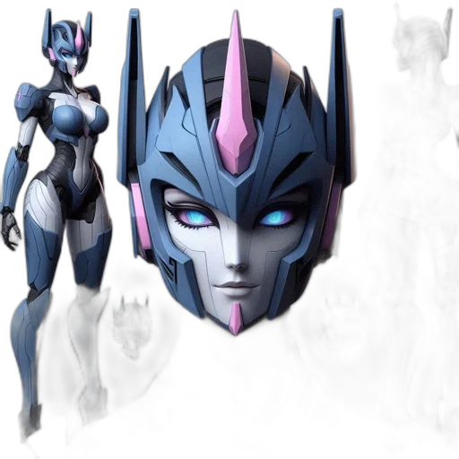 robot, concept art, 3d render, fantasy art transparent PNG cut-out