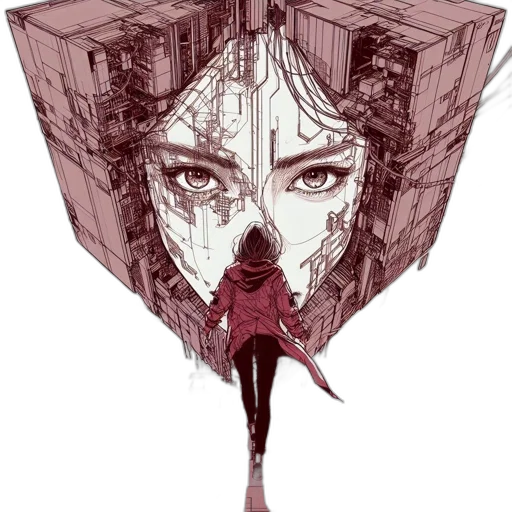 mask, face, robot, crown transparent PNG cut-out