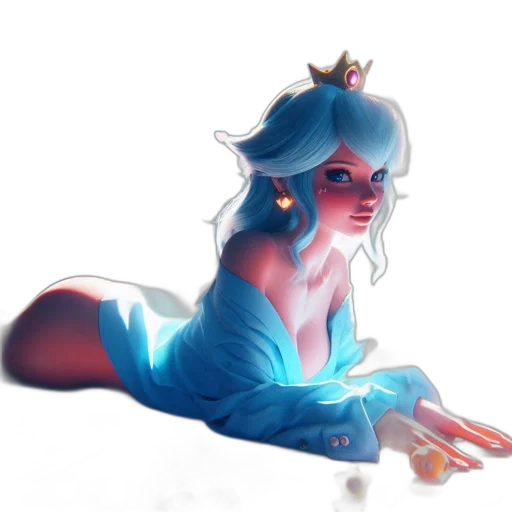 crown, dress, creature, concept art transparent PNG cut-out