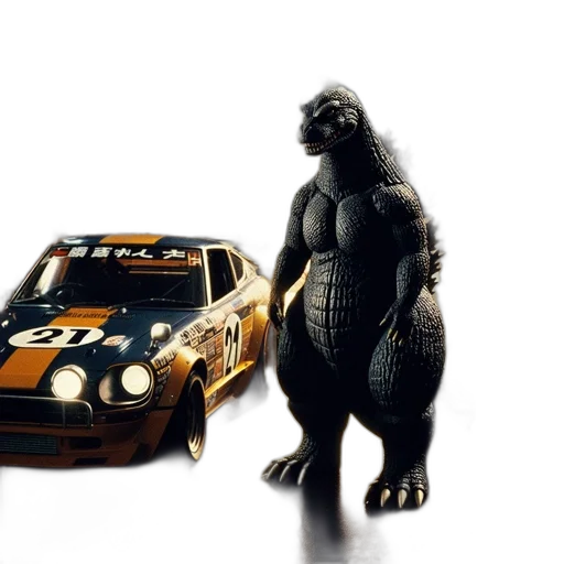 car, animal, concept art, 3d render transparent PNG cut-out