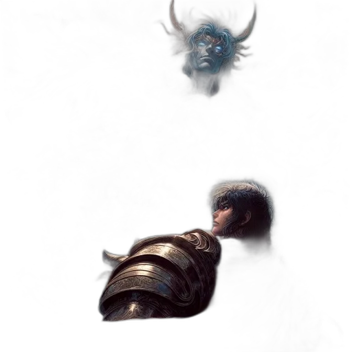 creature, dragon, face, sword transparent PNG cut-out