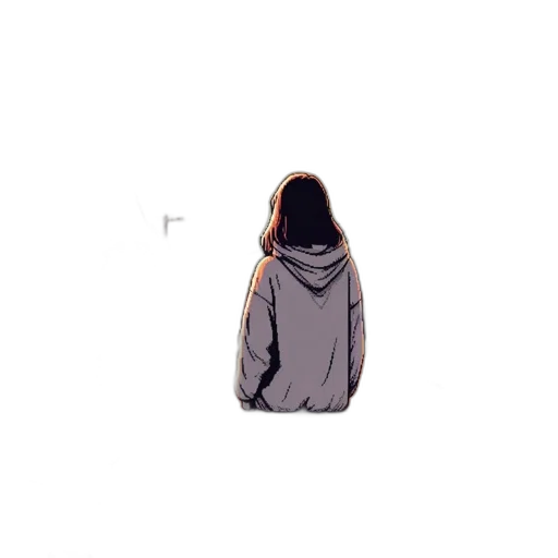 jacket, dress, hair, face transparent PNG cut-out