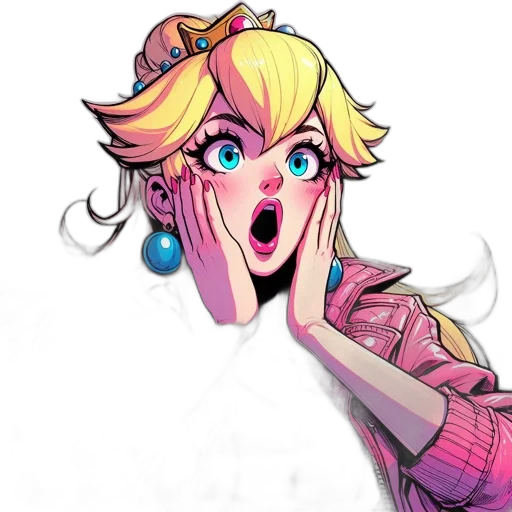 face, concept art, pixel art, anime transparent PNG cut-out