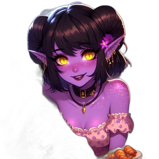 jewelry, staff, creature, fantasy art transparent PNG cut-out