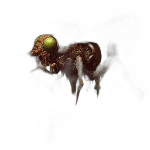 creature, animal, robot, staff transparent PNG cut-out