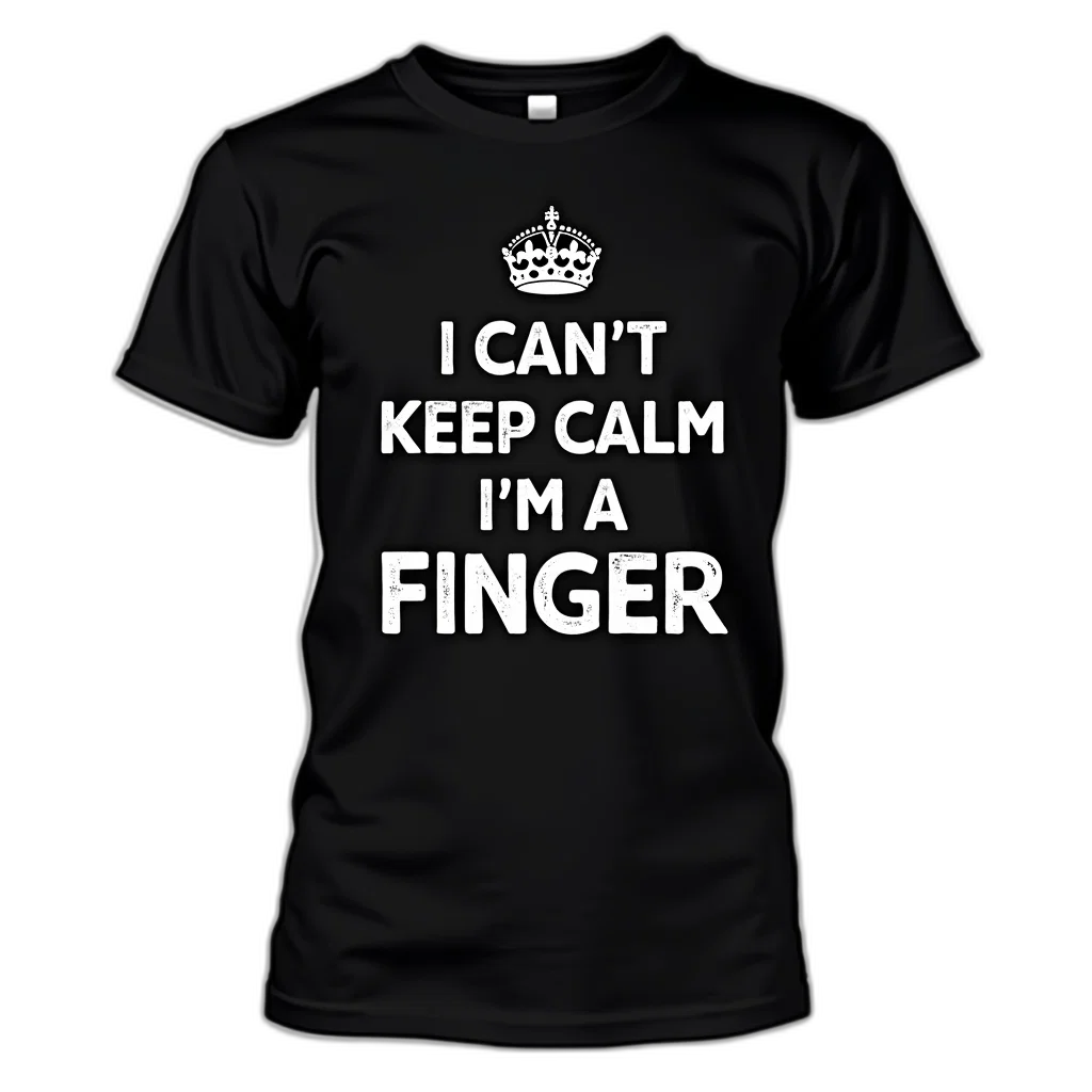 black, t-shirt, white, graphic transparent PNG cut-out