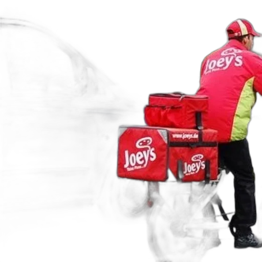 jacket, staff, joey, delivery transparent PNG cut-out