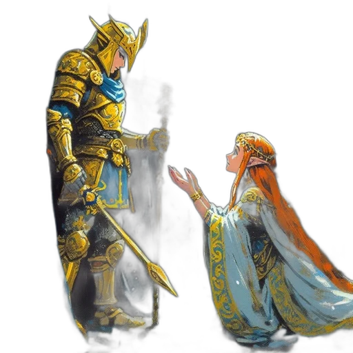 sword, dragon, weapon, crown transparent PNG cut-out