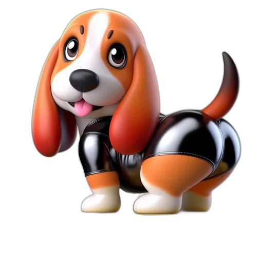 animal, creature, robot, 3d render transparent PNG cut-out