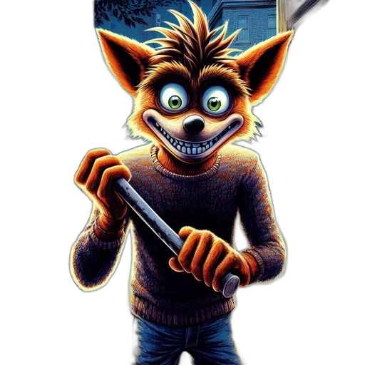 staff, animal, mask, creature transparent PNG cut-out