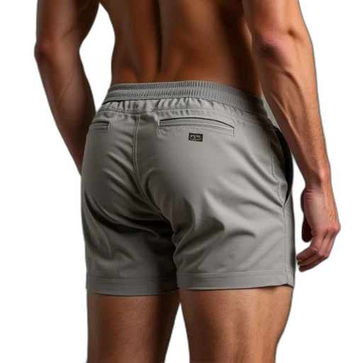 photorealistic, classic, fit, shorts transparent PNG cut-out