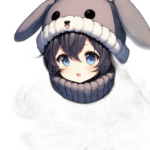 hat, mask, face, creature transparent PNG cut-out