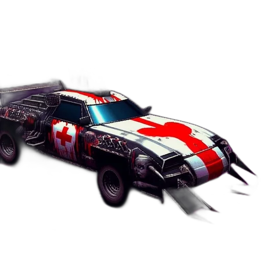 car, weapon, concept art, comic book art transparent PNG cut-out