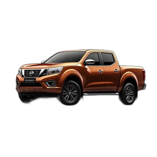 car, brown, nissan, frontier transparent PNG cut-out