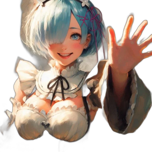robot, dress, face, staff transparent PNG cut-out