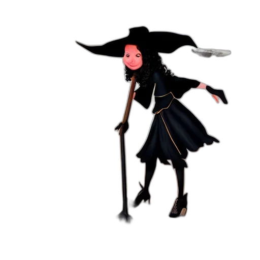 staff, creature, hat, weapon transparent PNG cut-out