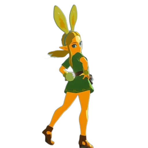 dress, staff, animal, weapon transparent PNG cut-out