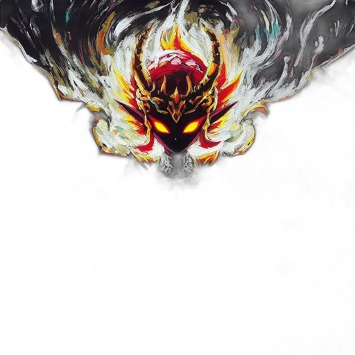 dragon, mask, crown, creature transparent PNG cut-out