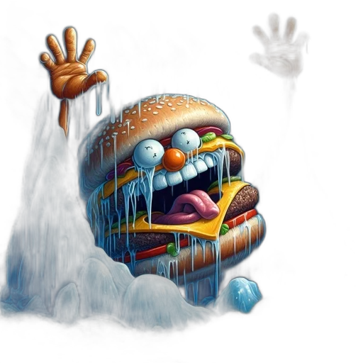food, creature, concept art, fantasy art transparent PNG cut-out