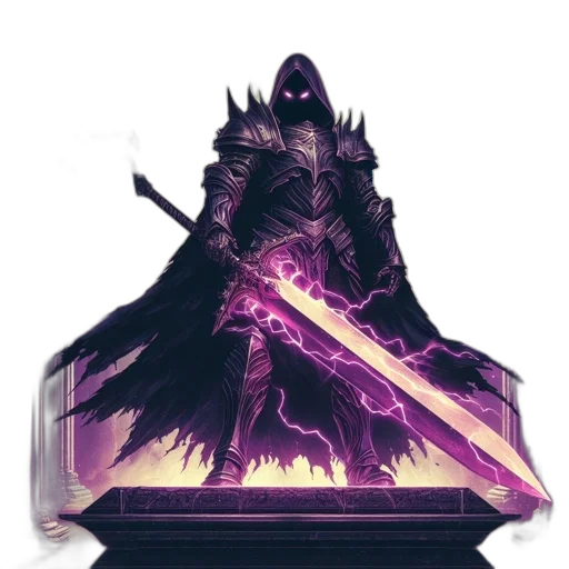 sword, staff, weapon, dragon transparent PNG cut-out