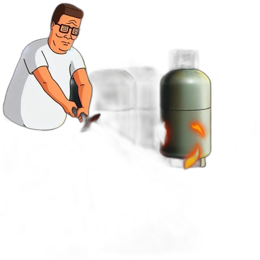 bottle, weapon, furniture, robot transparent PNG cut-out