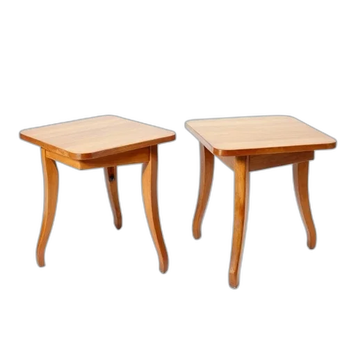 furniture, 3d render, pair, vintage transparent PNG cut-out