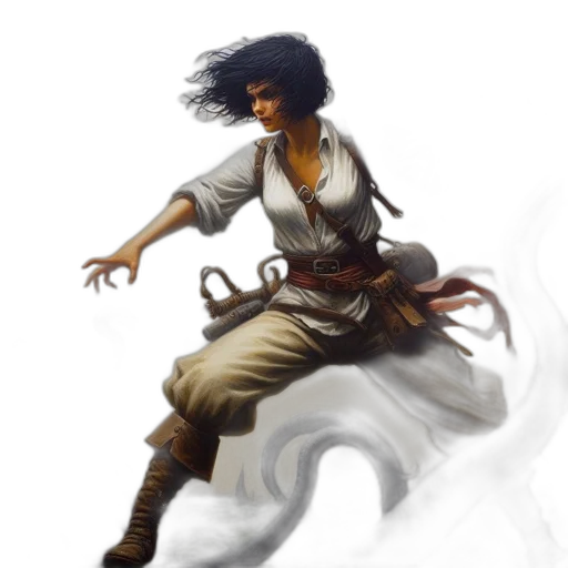 staff, fantasy art, concept art, comic book art transparent PNG cut-out