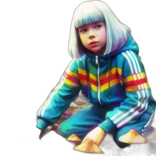 jacket, creature, face, robot transparent PNG cut-out