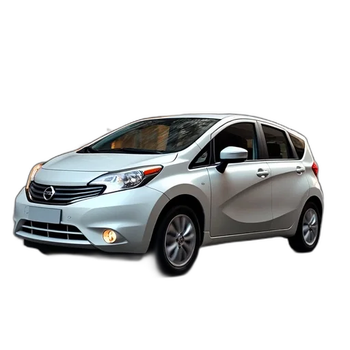 car, 3d render, nissan, note transparent PNG cut-out